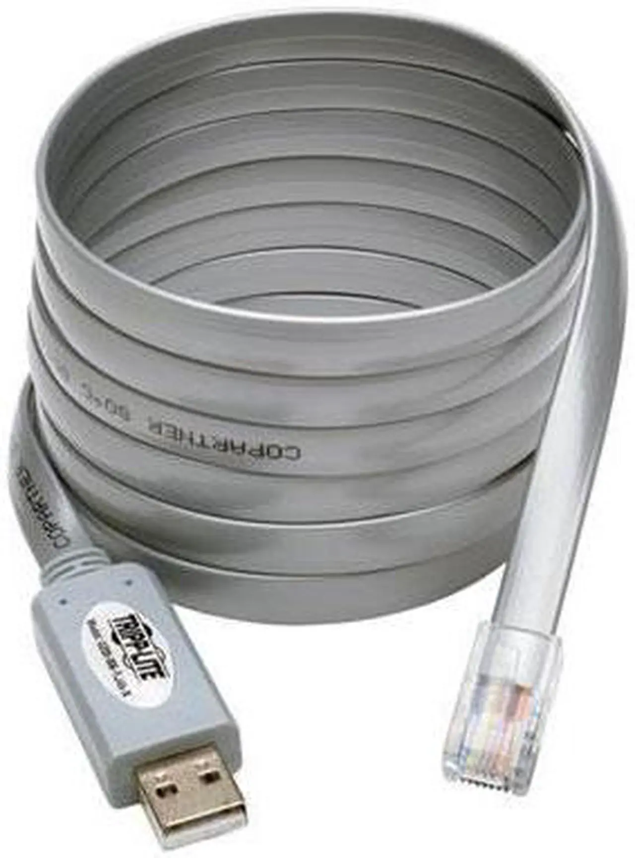 Alt view image 20 of 20 - Tripp Lite USB to RJ45 Cisco Serial Rollover Cable, USB Type-A to RJ45 M/M, 6 ft.
