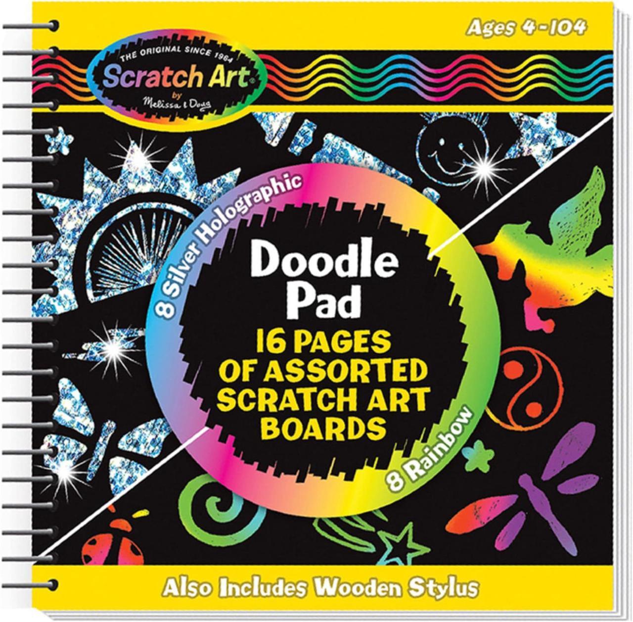 Alt view image 10 of 10 - Melissa and Doug 5947 Scratch Magic Doodle - Prepacked 24 unit Display - 3287