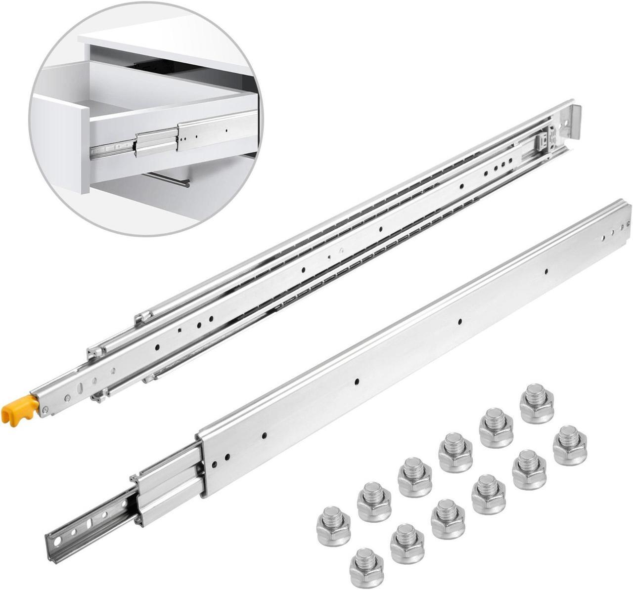 Main image of VEVOR Heavy Duty Drawer Slides 500lbs Ball Bearing Drawer Slides 40inch Long With Lock