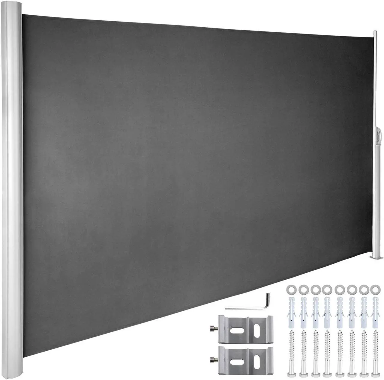 Main image of VEVOR Retractable Side Awning Patio Screen Retractable Fence 63x118inch Privacy Screen