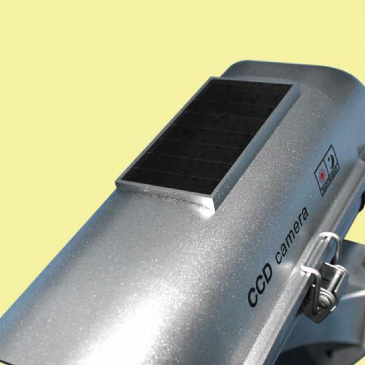 Alt view image 3 of 3 - Solar Powered Dummy Camera with Motion Activated Flashing LED