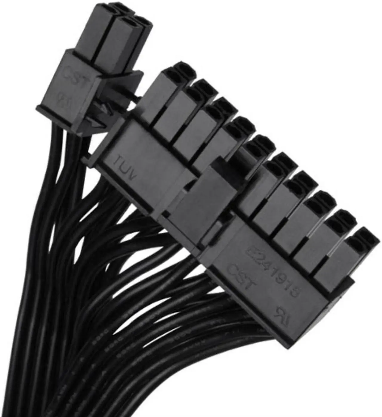 Alt view image 2 of 4 - 650W, ATX, single +12V rails with 54A output, Silent 120mm FDB Fan with 18dBA, efficiency 80Plus Gold certification, fully modular cable, All Japanese capacitors,140mm depth, 2x CPU 4+4 pin