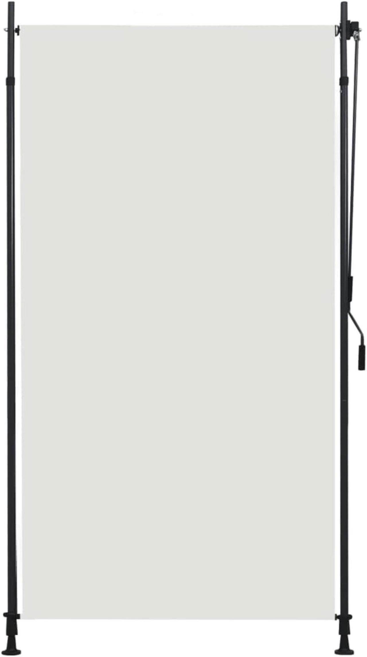 Alt view image 9 of 10 - vidaXL Roller Blind Blackout Blind with Hand Crank Height Adjustable Cream