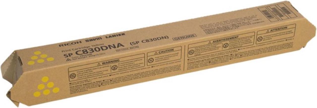 Alt view image 3 of 3 - Ricoh Original Laser Toner Cartridge Yellow Pack 821298