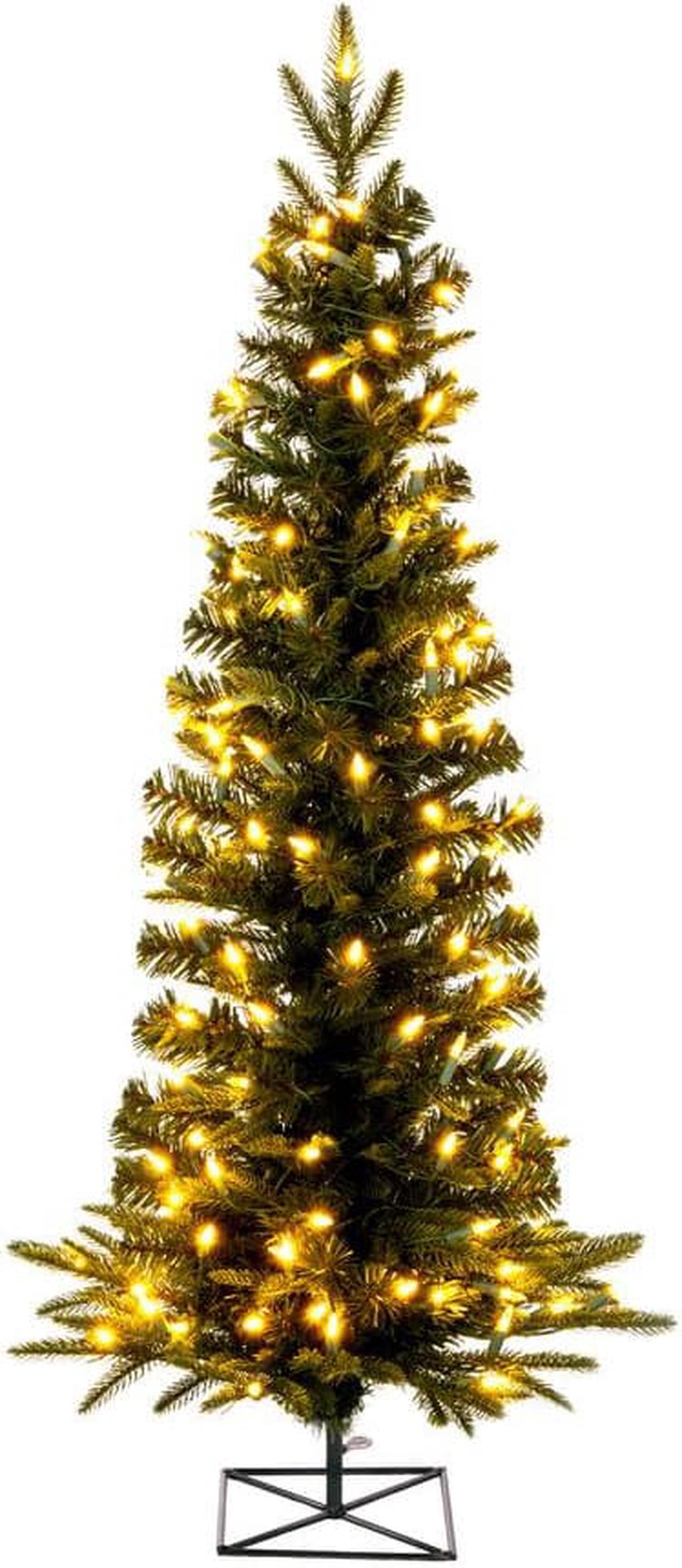 Main image of Vickerman 3.5' x 20" Bixley Pencil 150LED WmWht - K167336LED