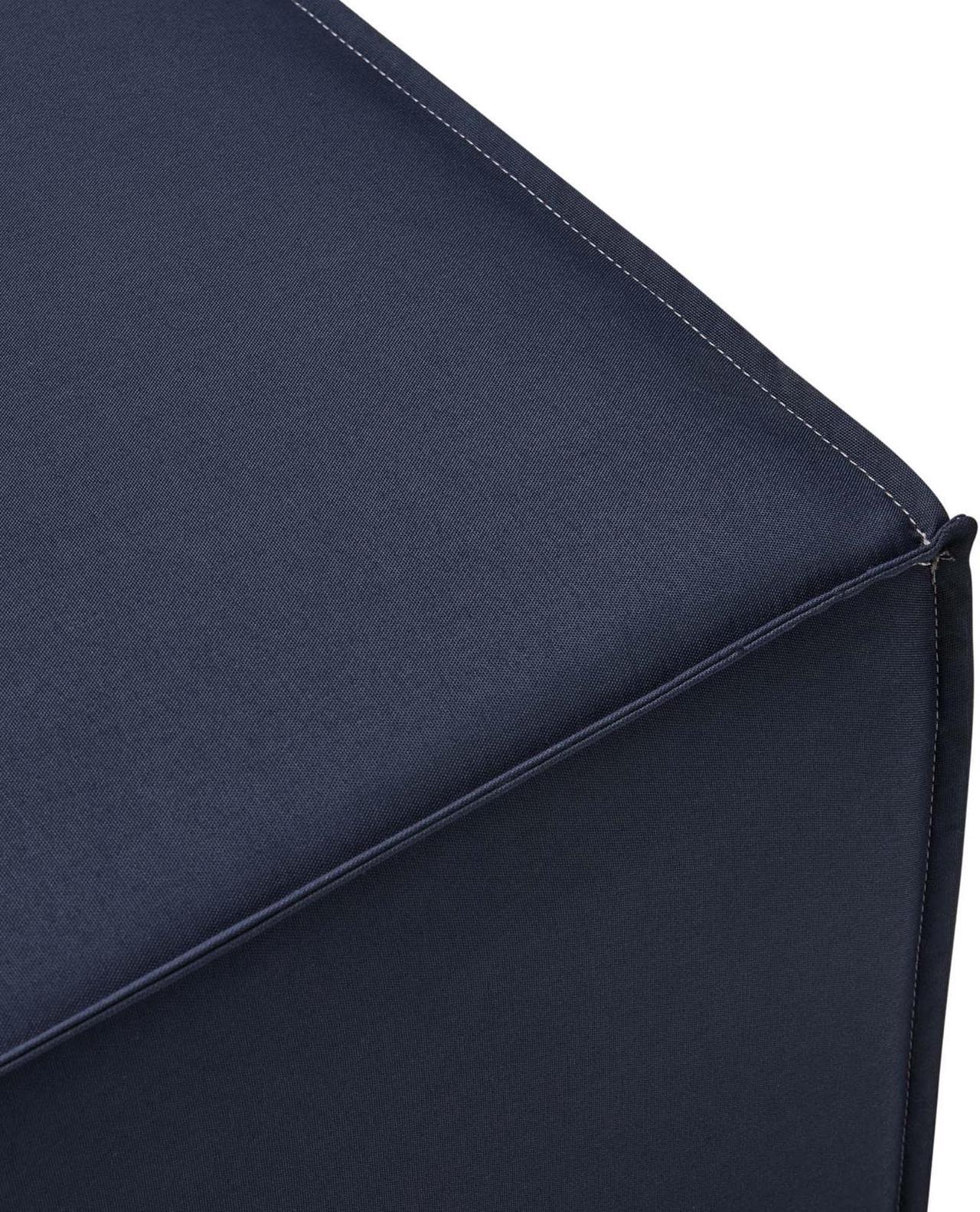 Alt view image 4 of 6 - Saybrook Outdoor Patio Upholstered Sectional Sofa Ottoman Navy
