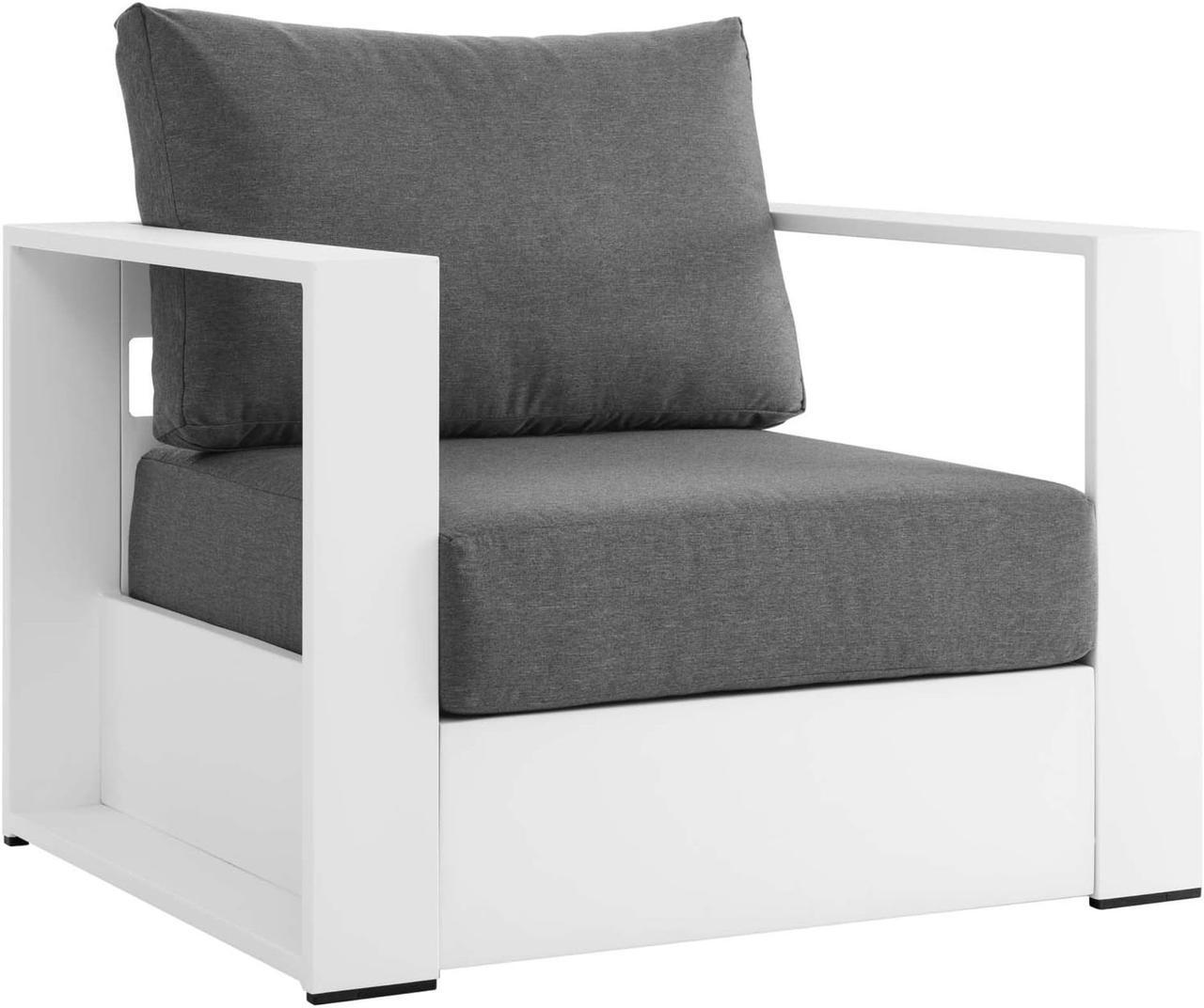Alt view image 2 of 3 - Tahoe Outdoor Patio Powder-Coated Aluminum 2-Piece Armchair Set