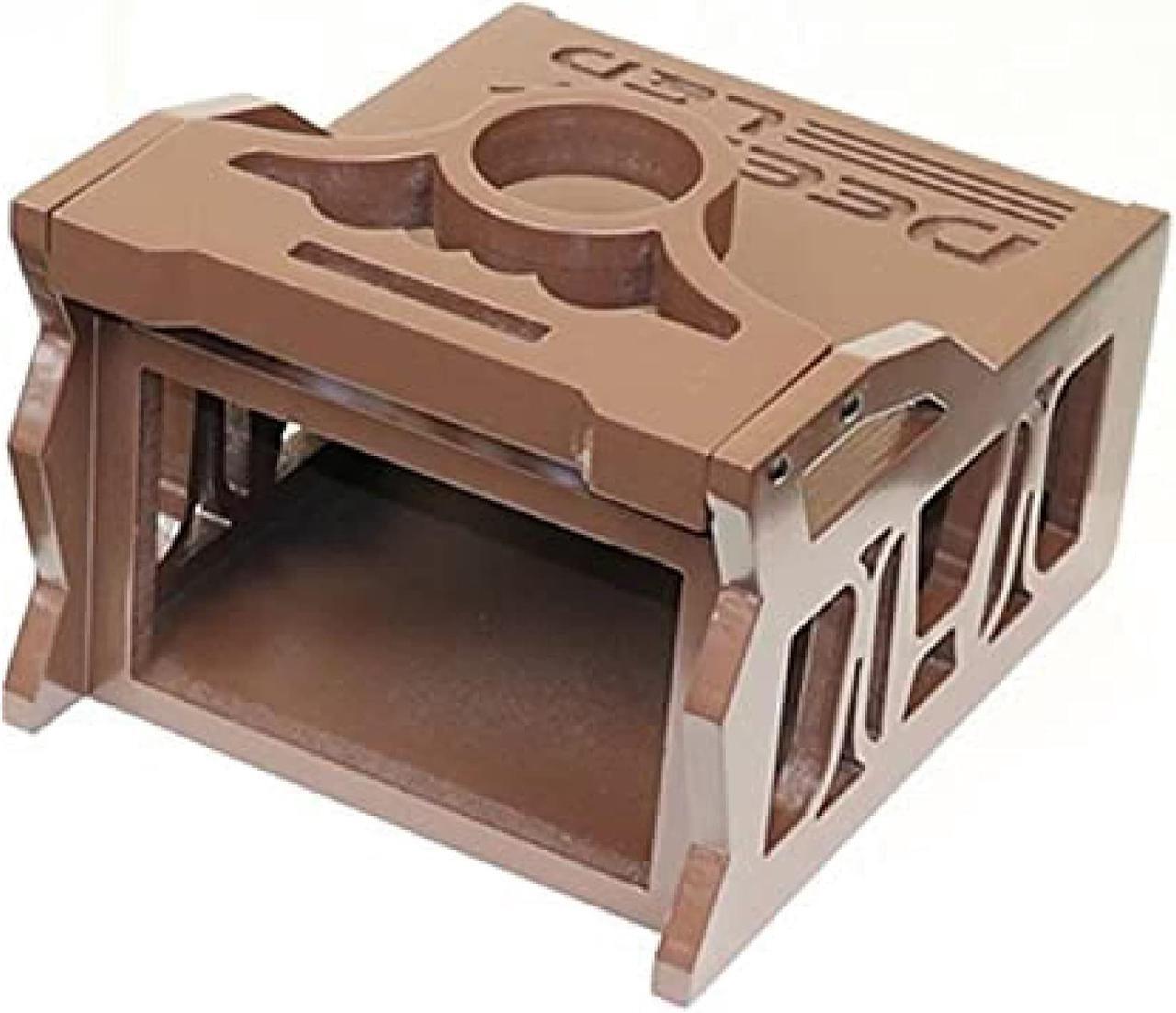 Main image of 1 DIN Space Plus 2 EQ Stylish Wooden Controller Case for Mobile Competitions Brown Honda Style
