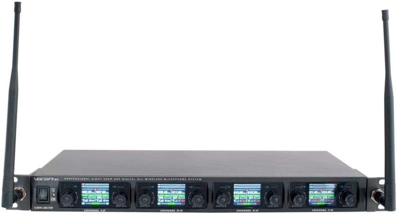 Main image of VOCOPRO | UDX-OCTO  Professional Eight-User Digital PLL Wireless Microphone Receiver with "Mic-on-chip" Technology