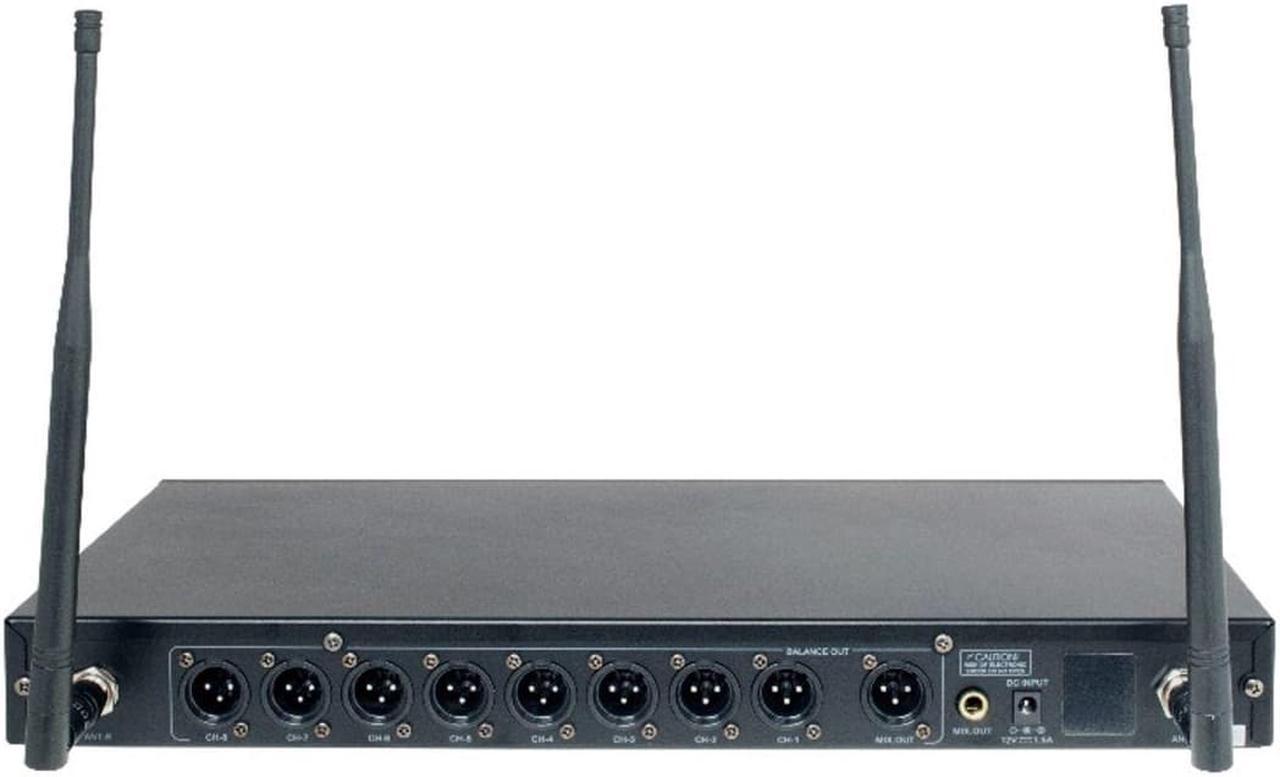 Alt view image 3 of 7 - VOCOPRO | UDX-OCTO  Professional Eight-User Digital PLL Wireless Microphone Receiver with "Mic-on-chip" Technology
