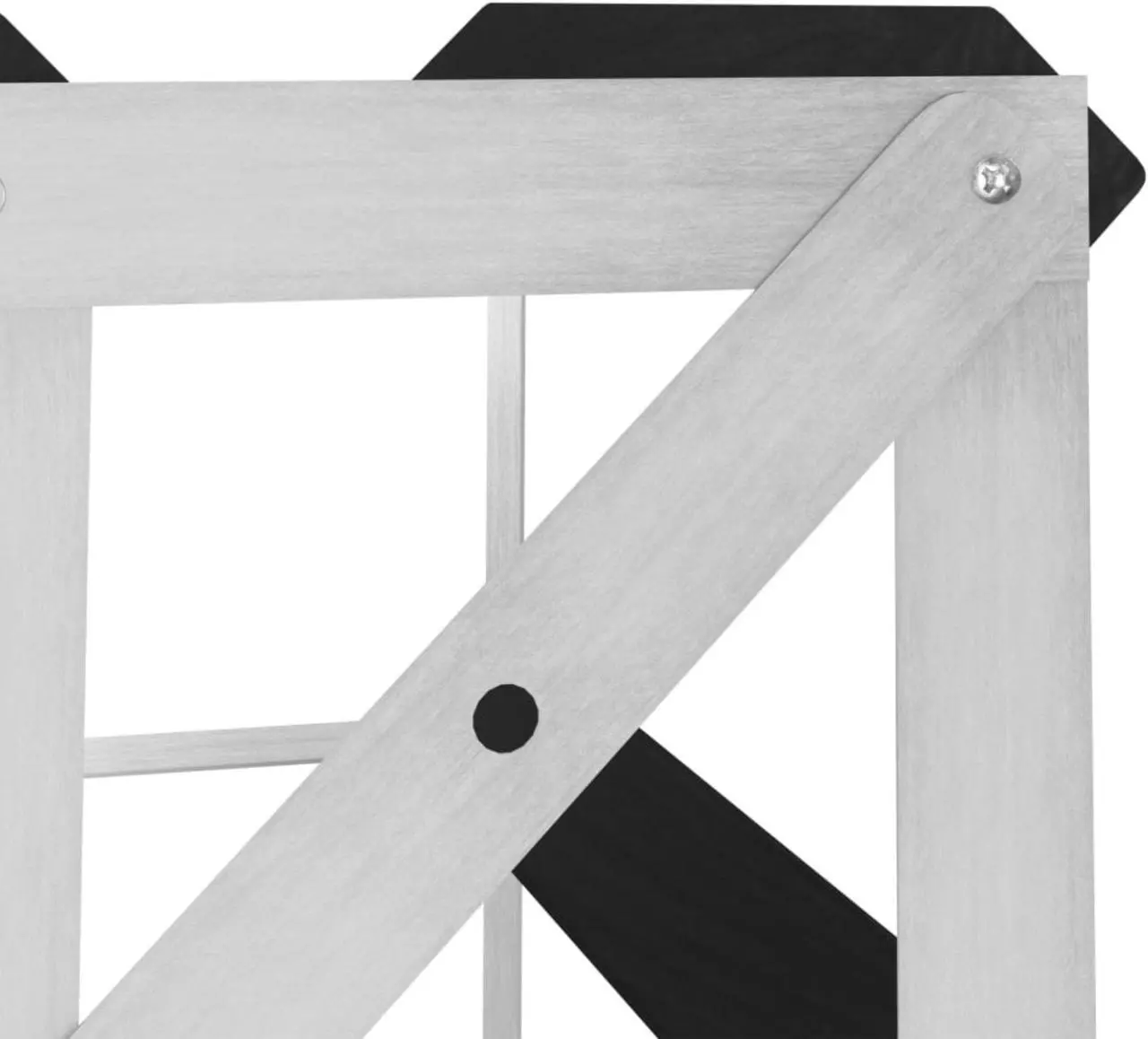 Alt view image 4 of 12 - vidaXL Wine Rack for 20 Bottles Black Solid Pine Wood