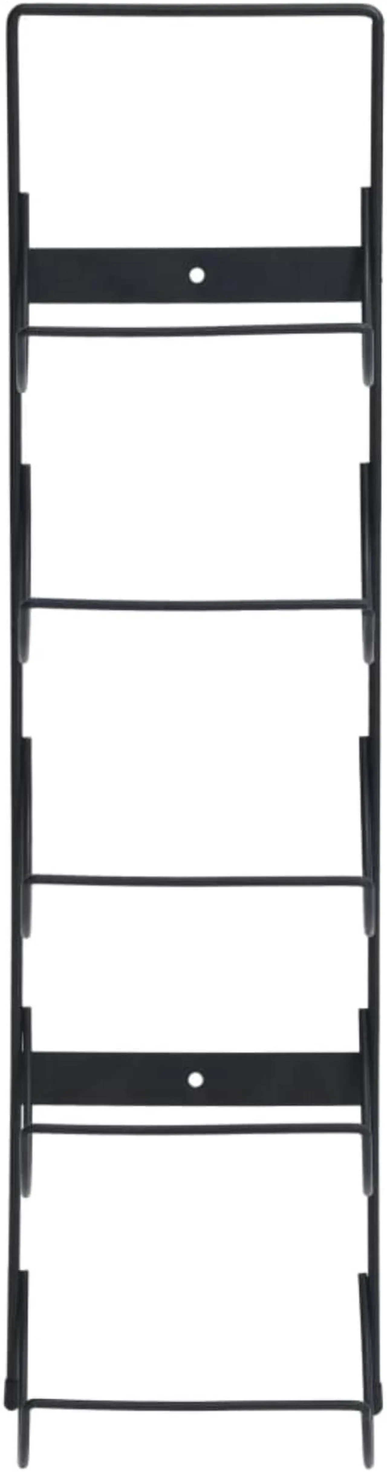 Alt view image 3 of 15 - vidaXL Wall Mounted Wine Rack for 5 Bottles Black Iron