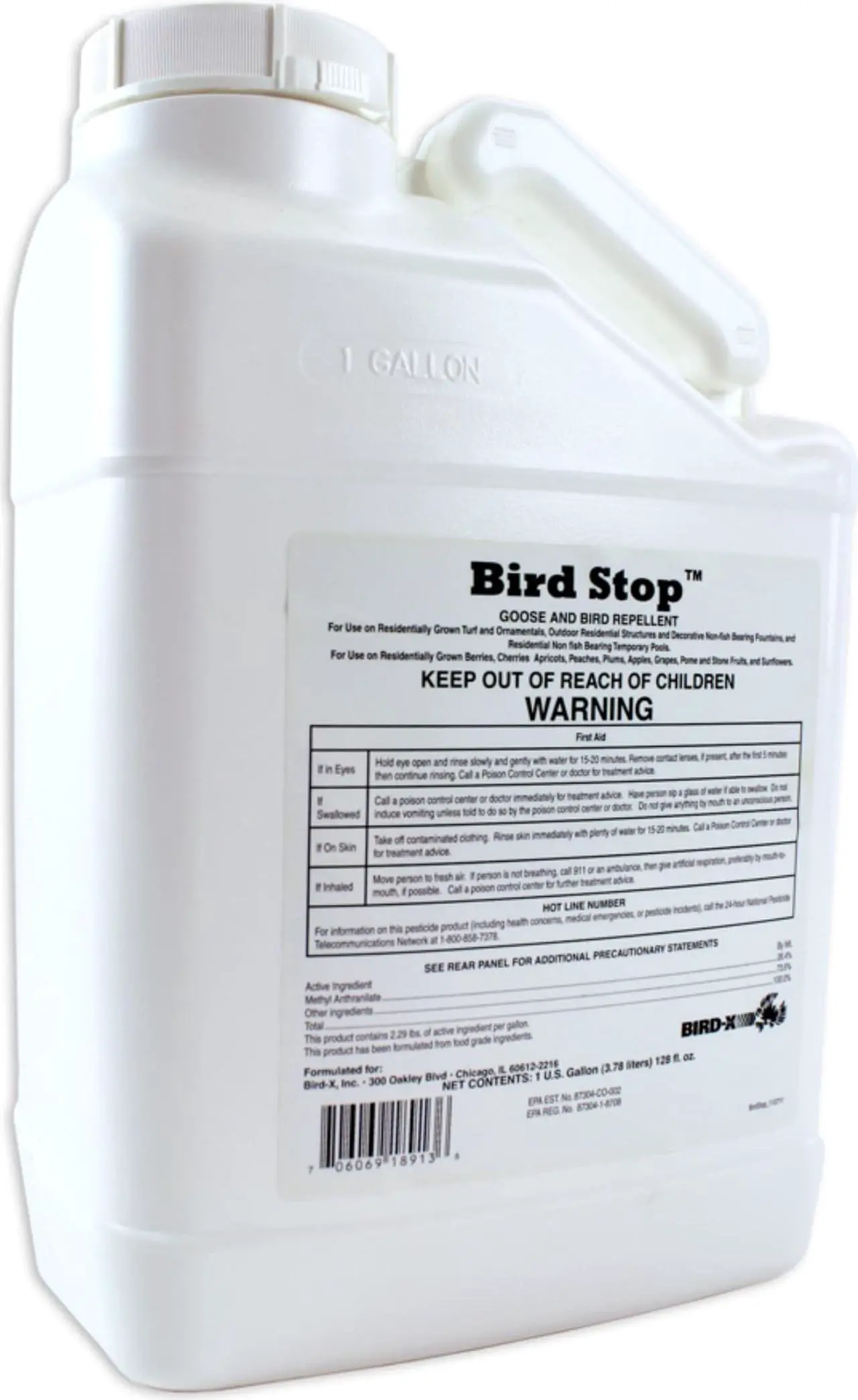 Alt view image 6 of 6 - Bird-X Bird Repellent, Bird Stop  BS-GAL
