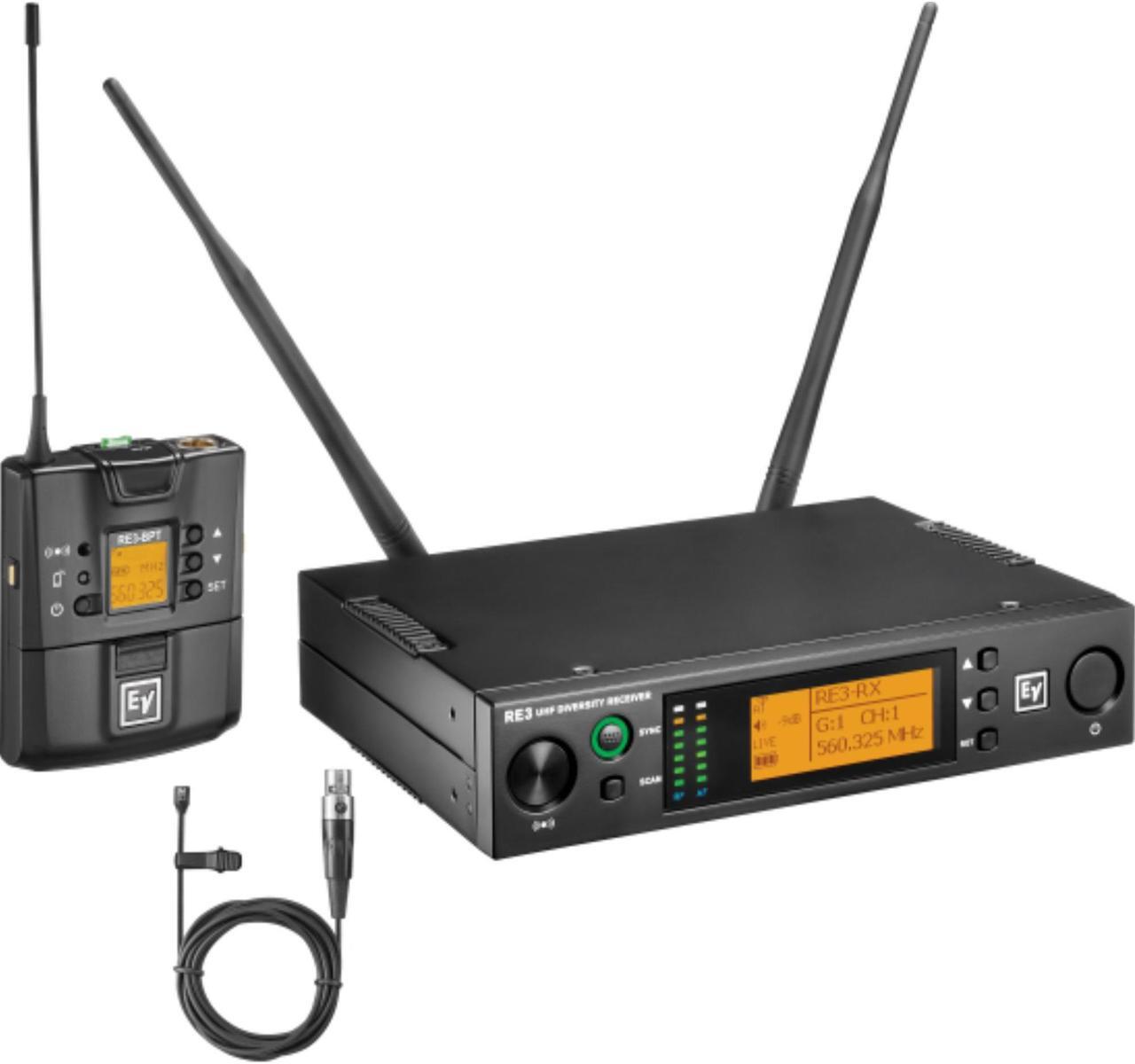 Main image of RE3BPOL5H Wireless UHF Omni Lavalier Set with OL3 Mic 560-596 MHz