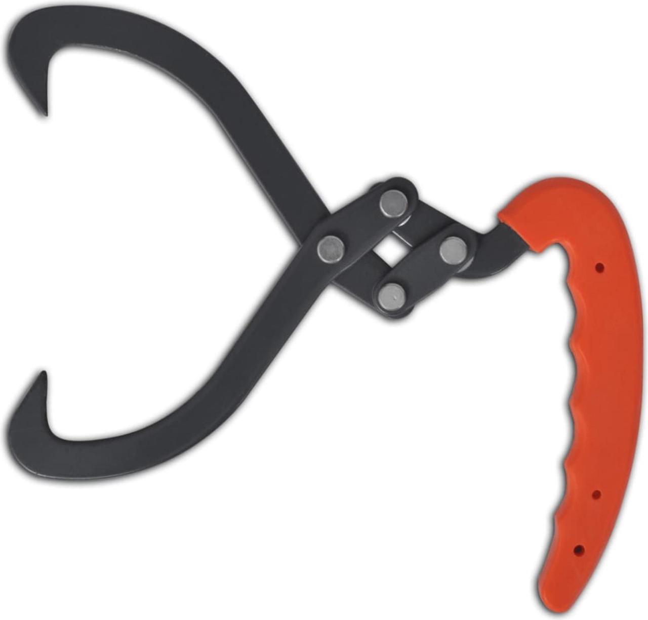 Alt view image 7 of 11 - vidaXL Log Tongs 4 Pcs Skidding Tongs with PVC Handle Log Grabber Carbon Steel