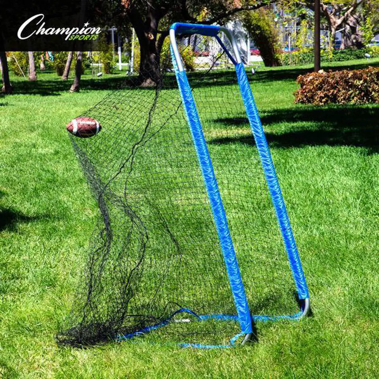 Alt view image 13 of 13 - Champion Sports FKPRO Football Kicking Screen - 96" x 48" - 1.5" diameter Frame