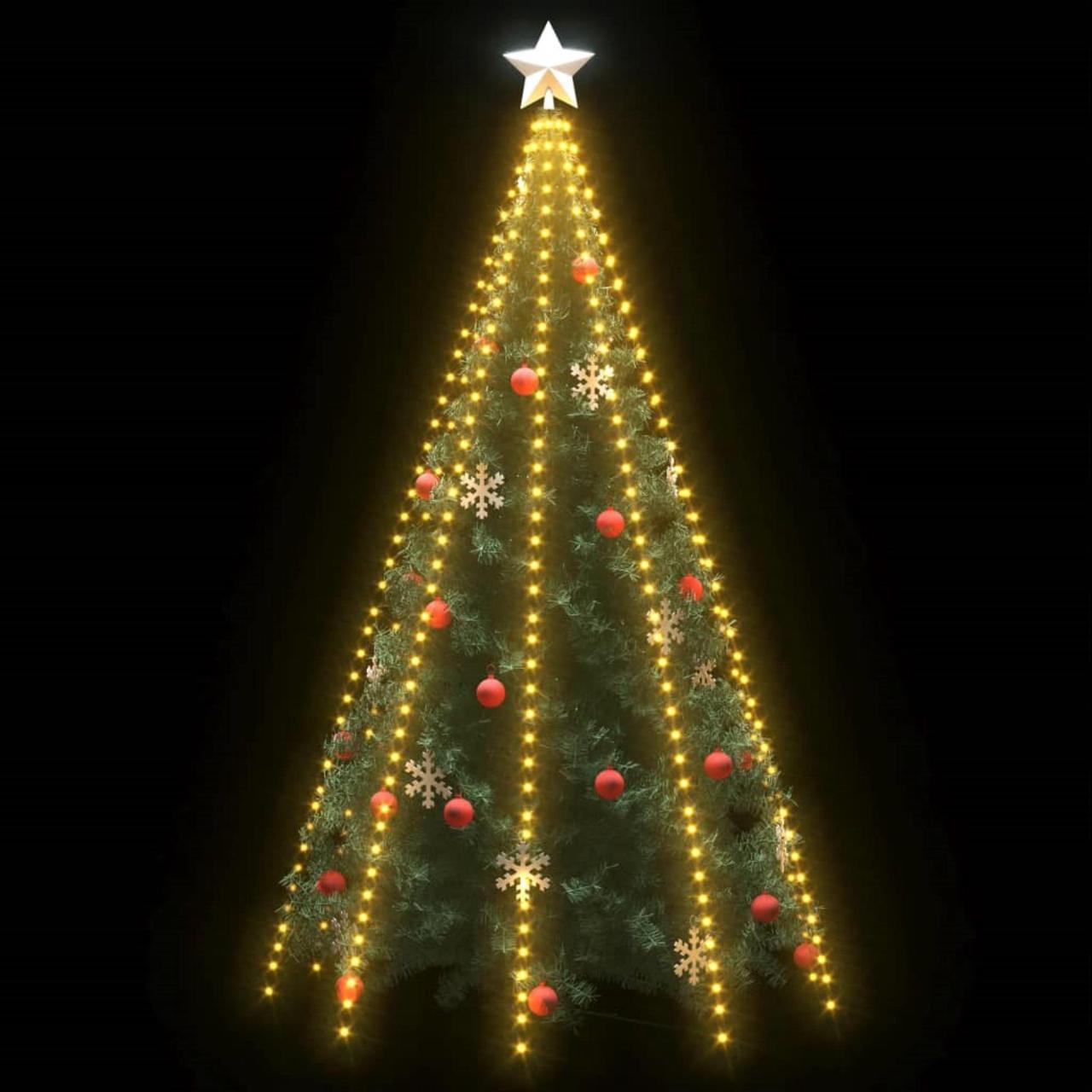 Alt view image 7 of 13 - vidaXL Tree Light Xmas Tree Lights for Indoor and Outdoor LED Net Light 157.5"