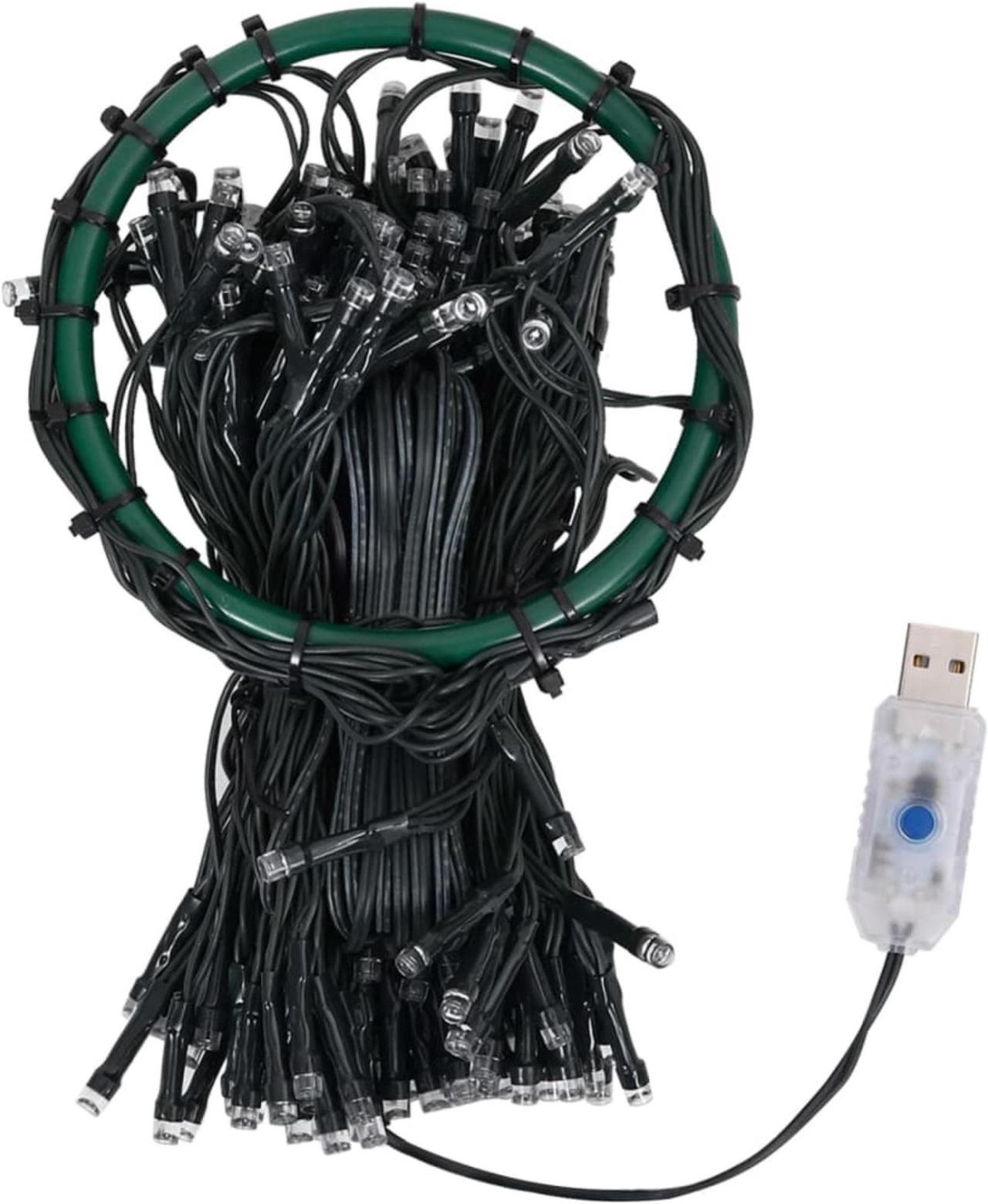 Alt view image 6 of 13 - vidaXL Tree Light Xmas Tree Lights for Indoor and Outdoor LED Net Light 157.5"