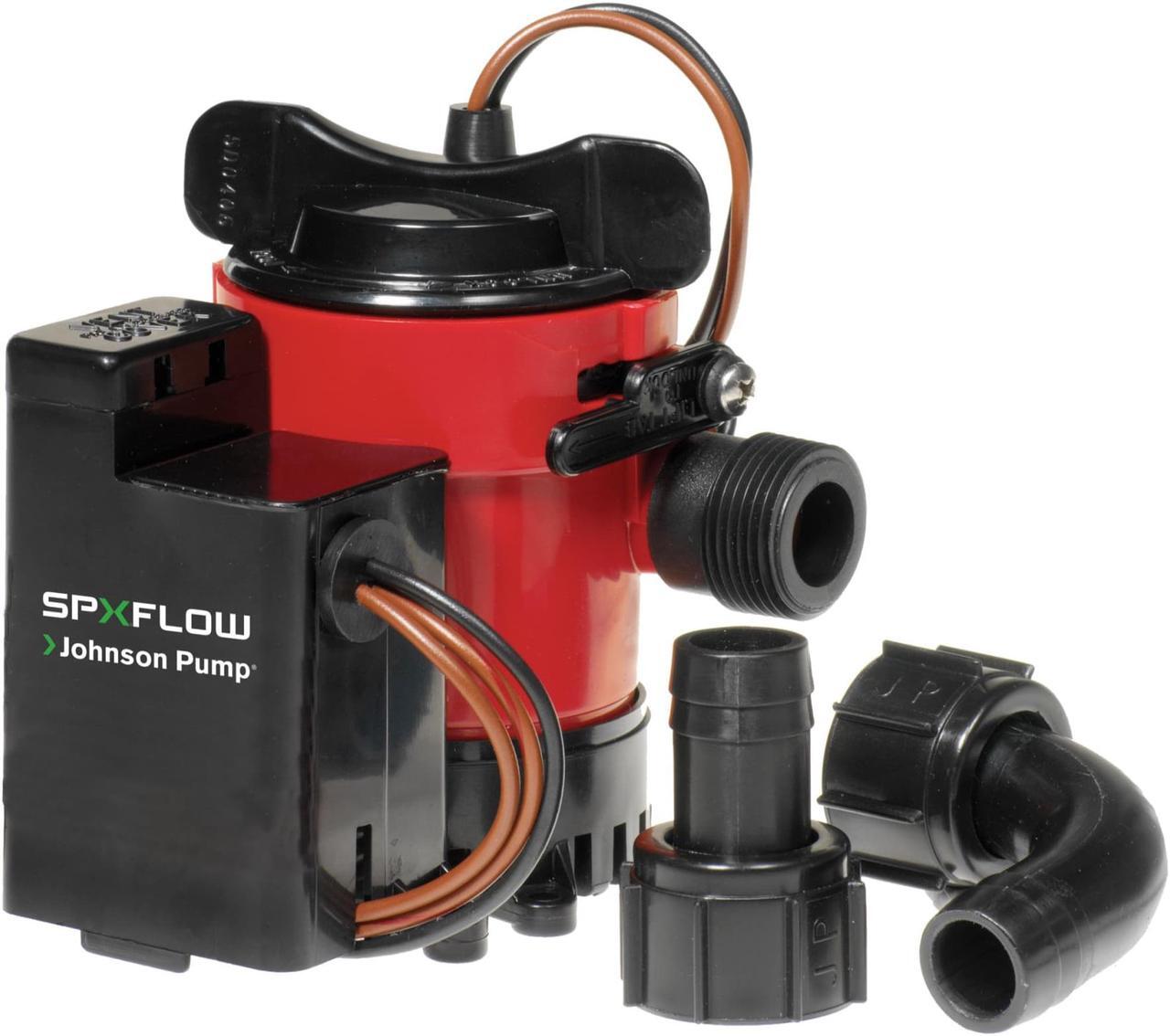 Alt view image 3 of 3 - JOHNSON PUMP 1000GPH AUTO  BILGE PUMP 3/4" W/ MAG SWITCH 05903-00