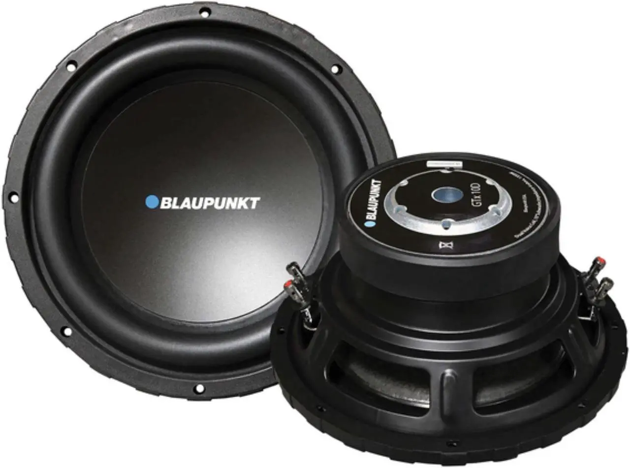 Alt view image 6 of 6 - blaupunkt gtx10d 10" car subwoofer non pressed paper cone 1350 watts asv coils