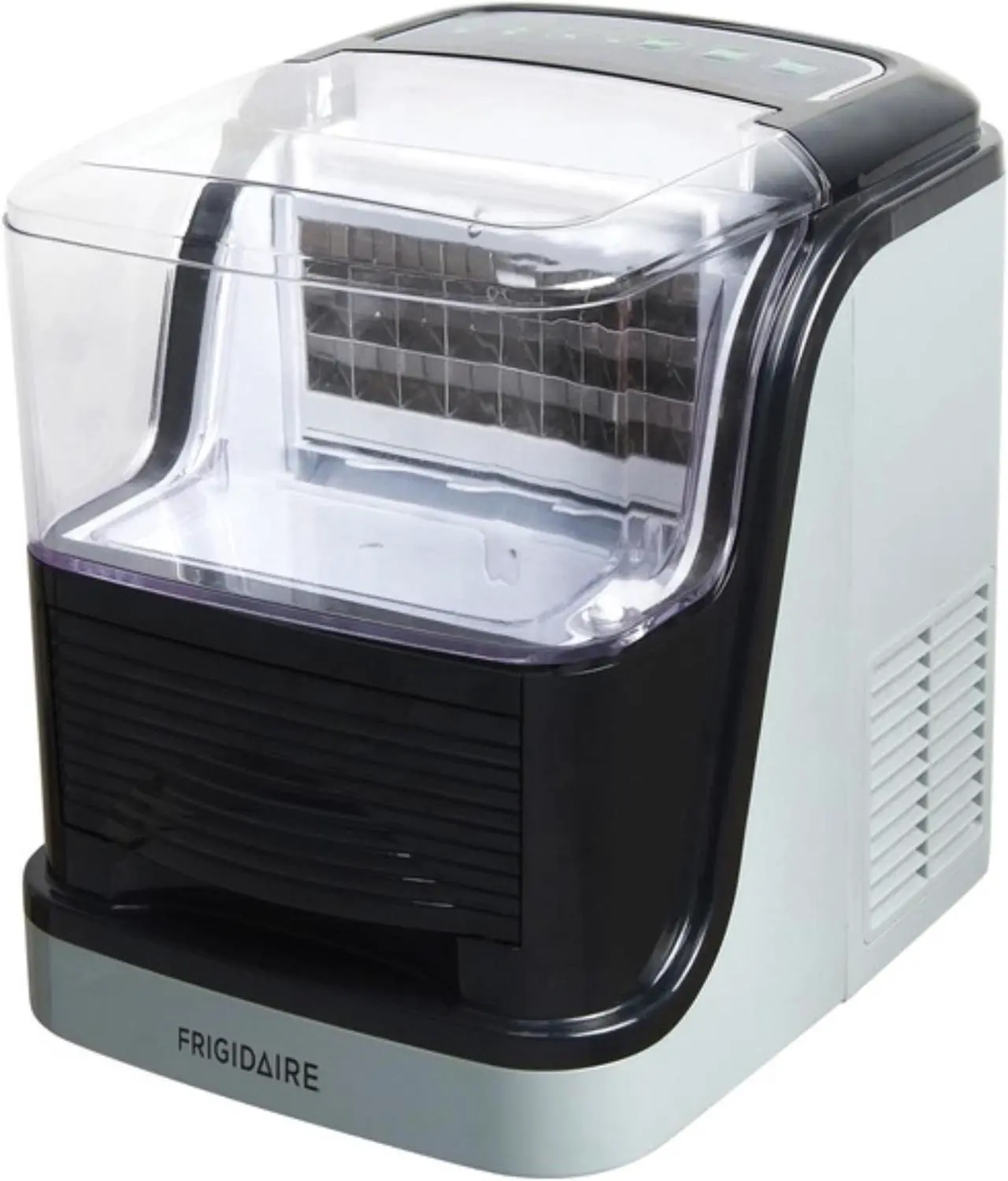 Alt view image 10 of 10 - Frigidaire 40LBS Counter-Top Portable Compact Ice Maker - Stainless Steel (EFIC229)