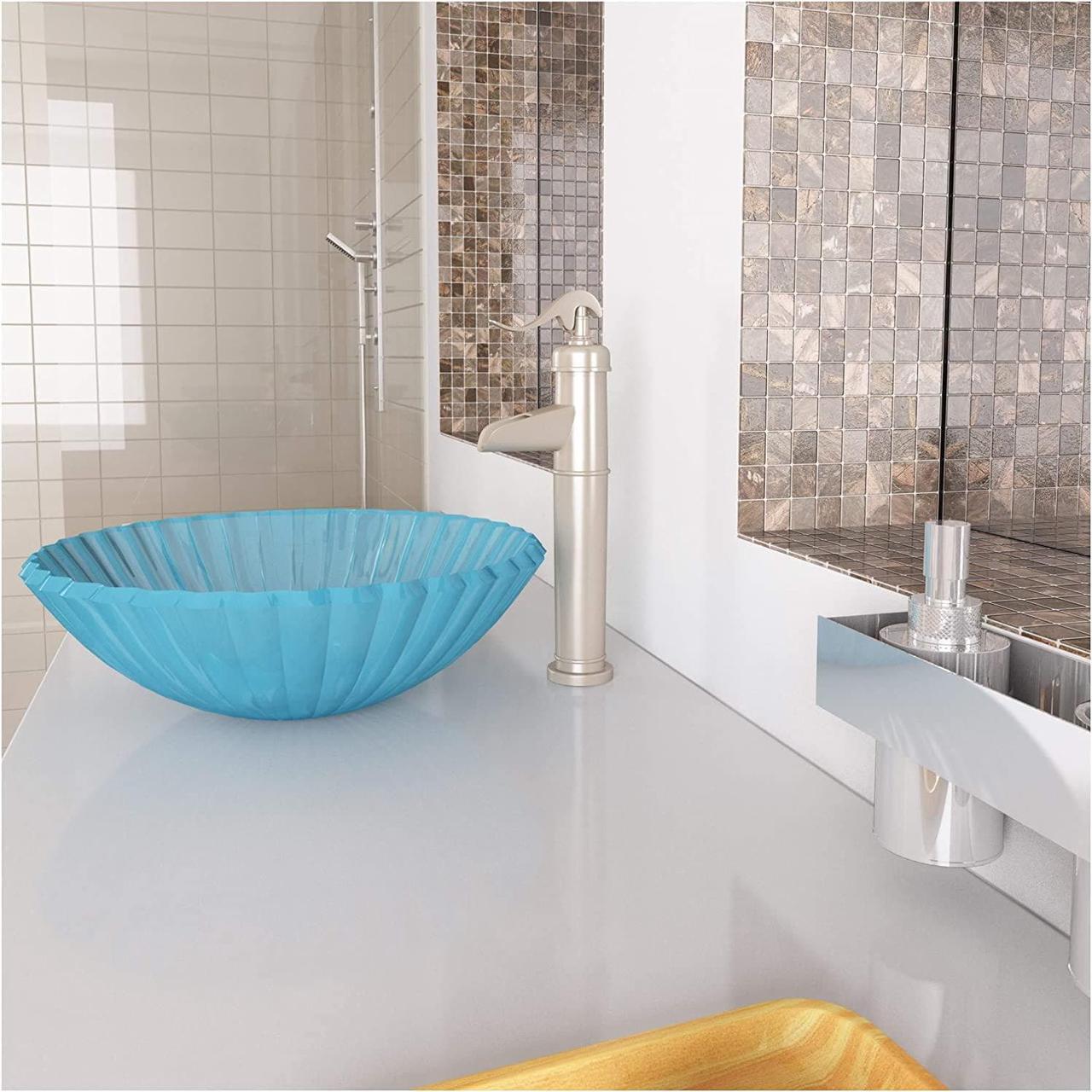 Main image of Pfister Ashfield Single Control Vessel Bathroom Faucet Brushed Nickel LG40-YP0K