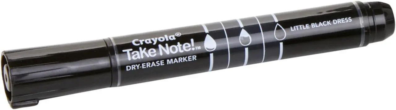 Alt view image 5 of 5 - Crayola Take Note Dry-Erase Markers Broad Chisel Tip Assorted 12/Pack 586545