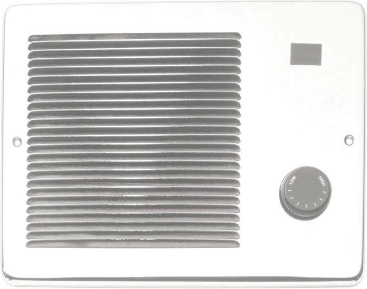 Alt view image 10 of 10 - Broan-NuTone - 174 - Broan Nu-Tone 174 Comfort-Flo Wall Heater; 2560/5120 BTU, 750/1500 Watt, Off White Baked Enamel