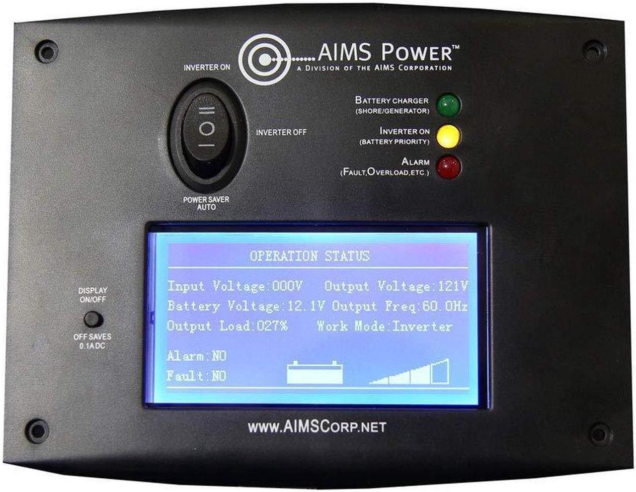 Alt view image 4 of 4 - aims power remotelf remote switch with lcd monitoring screen