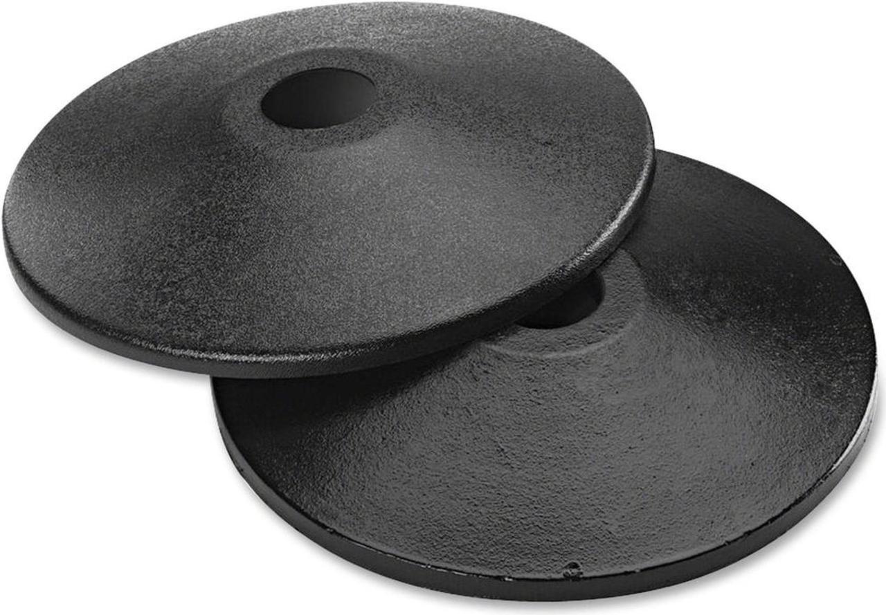 Alt view image 16 of 17 - Tatco 11711 Adjusta-Tape Crowd Control Bases  Steel  14   deep  Black  Two per Box