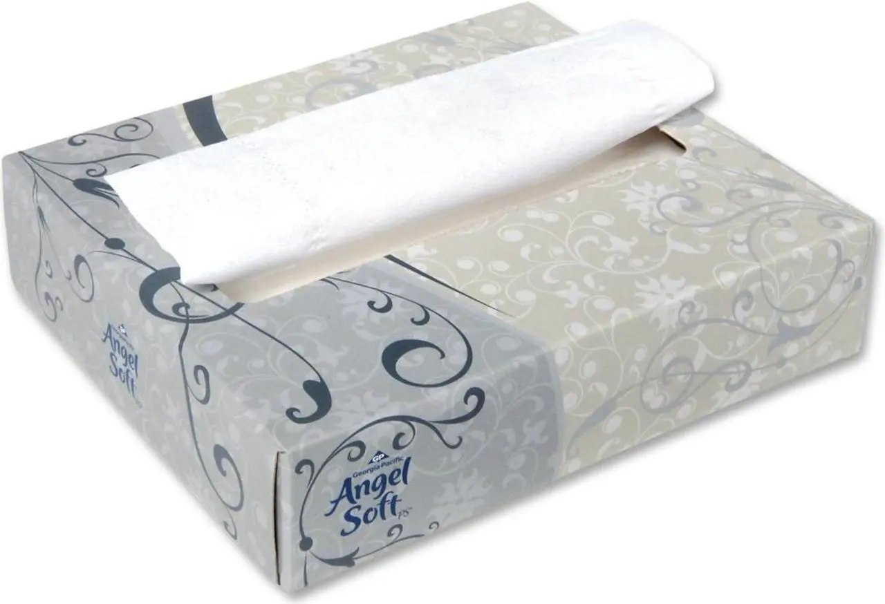 Alt view image 8 of 10 - Facial Tissue, White, 50 Sheets/Box, 60 Boxes/Carton