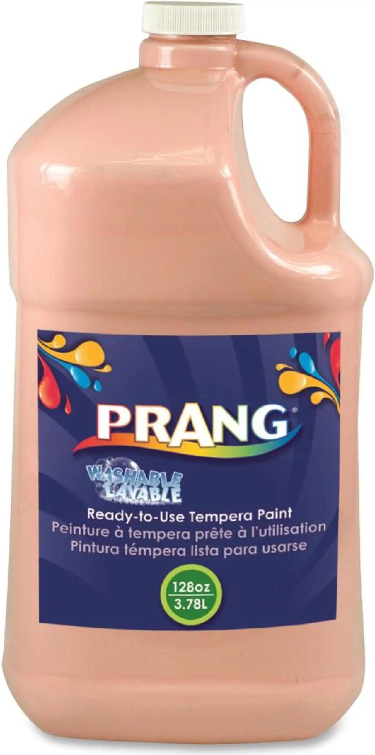 Alt view image 2 of 3 - Prang Washable Paint - 1 gal - 1 Each - Peach