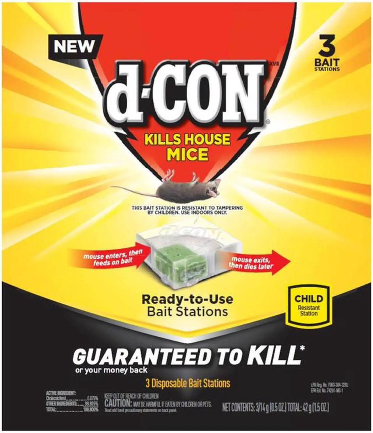 Alt view image 7 of 7 - D-Con Disposable Corner Fit Mouse Bait Station (3-Pack) 1920099427