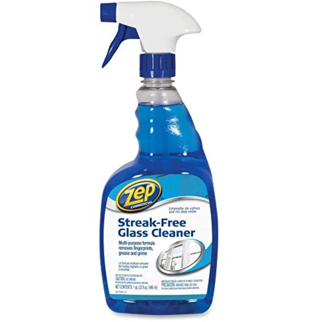 Alt view image 10 of 11 - Zep ZU112032 Streak-free Glass Cleaner, Spray, 32fl oz, Blue