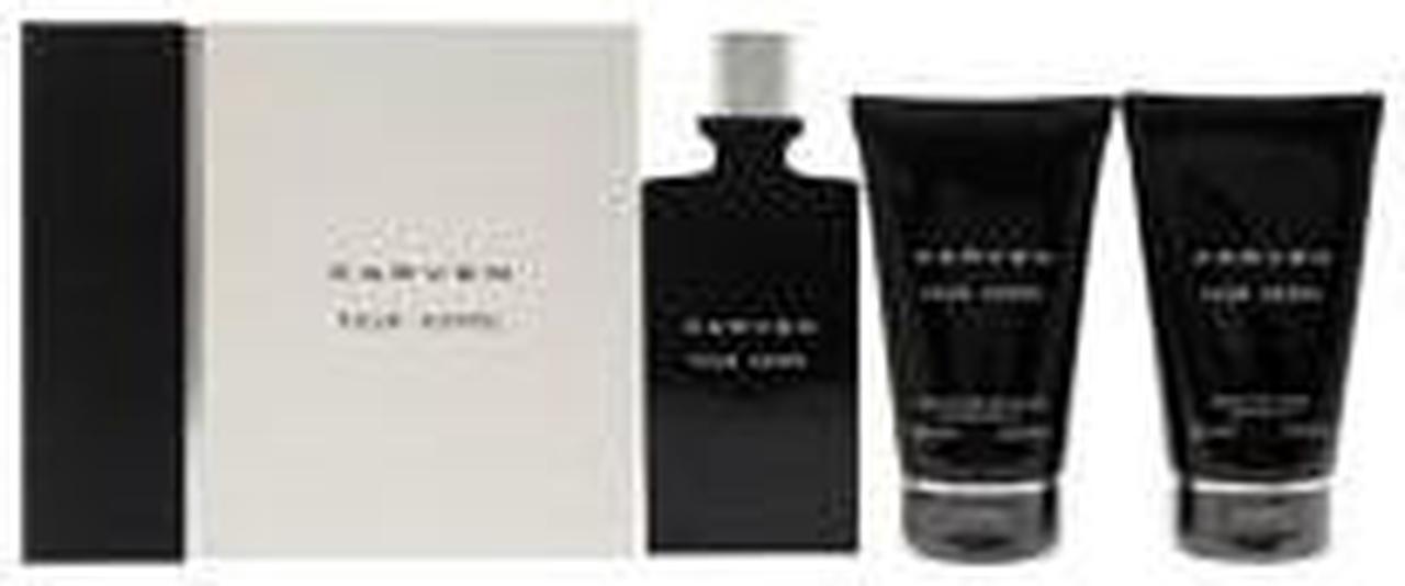 Pour Homme by Carven for Men - 3 Pc Gift Set 3.33oz EDT Spray, 3.33oz After Shave Balm, 3.33oz Bath and Shower Gel