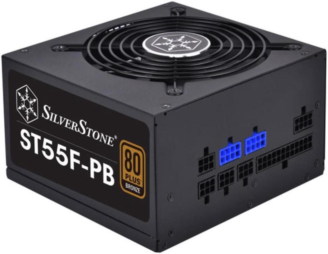 Alt view image 9 of 9 - 550W, ATX, single +12V rails with 42.5A output, Silent 120mmFan with 18dBA, efficiency 80Plus Bronze certification, fully modular cable, 140mm depth, 2x8/6pin PCI-E.