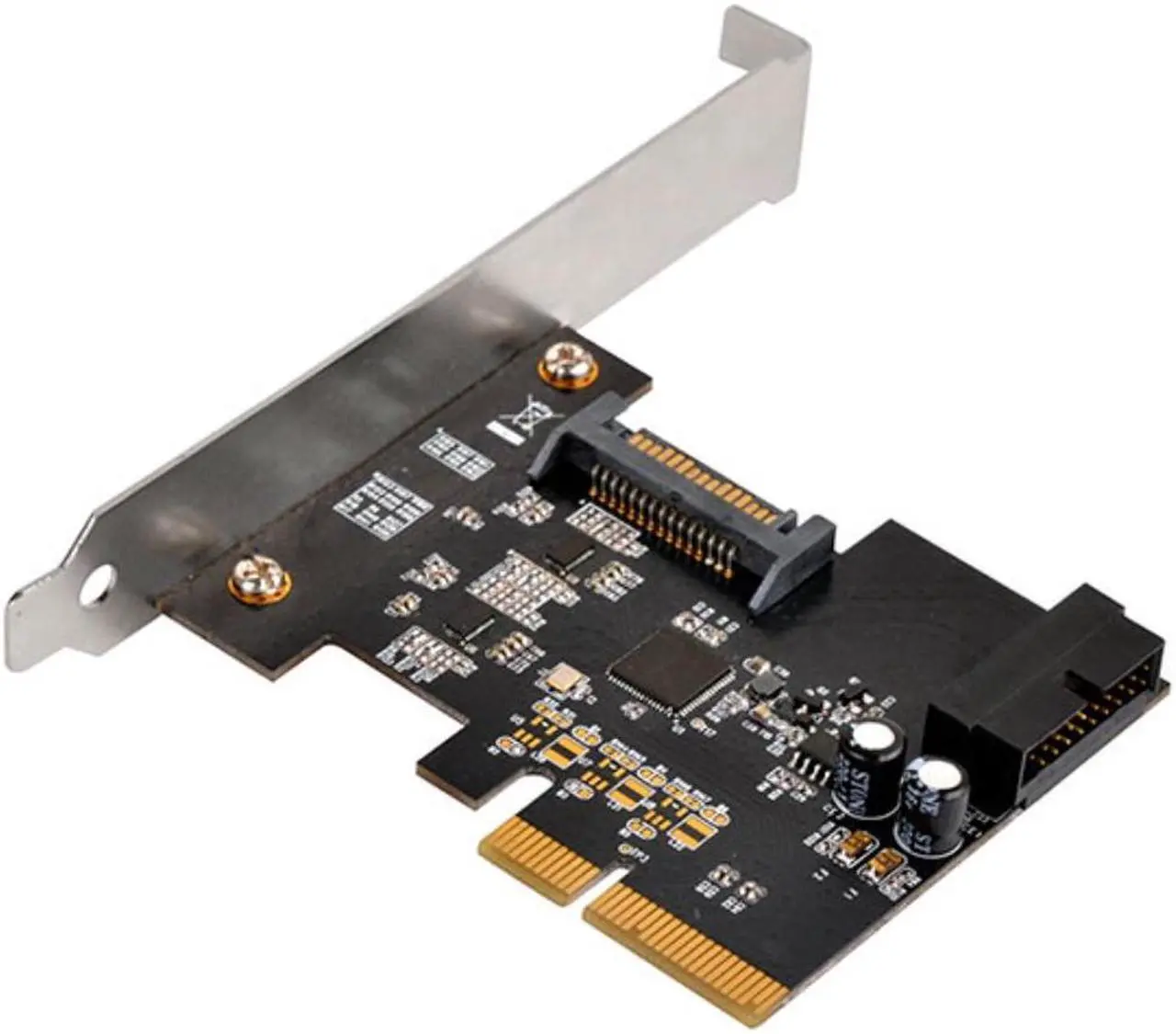 Main image of SilverStone Technology USB 3.1 Gen2 PCIe card with internal 19pin connector plus Pericom ReDriver ECU04-E