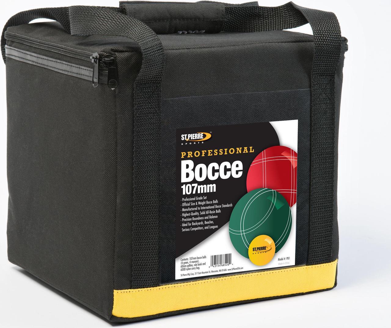 Alt view image 2 of 2 - Professional Bocce Set in a Nylon Bag (107mm) by St.Pierre