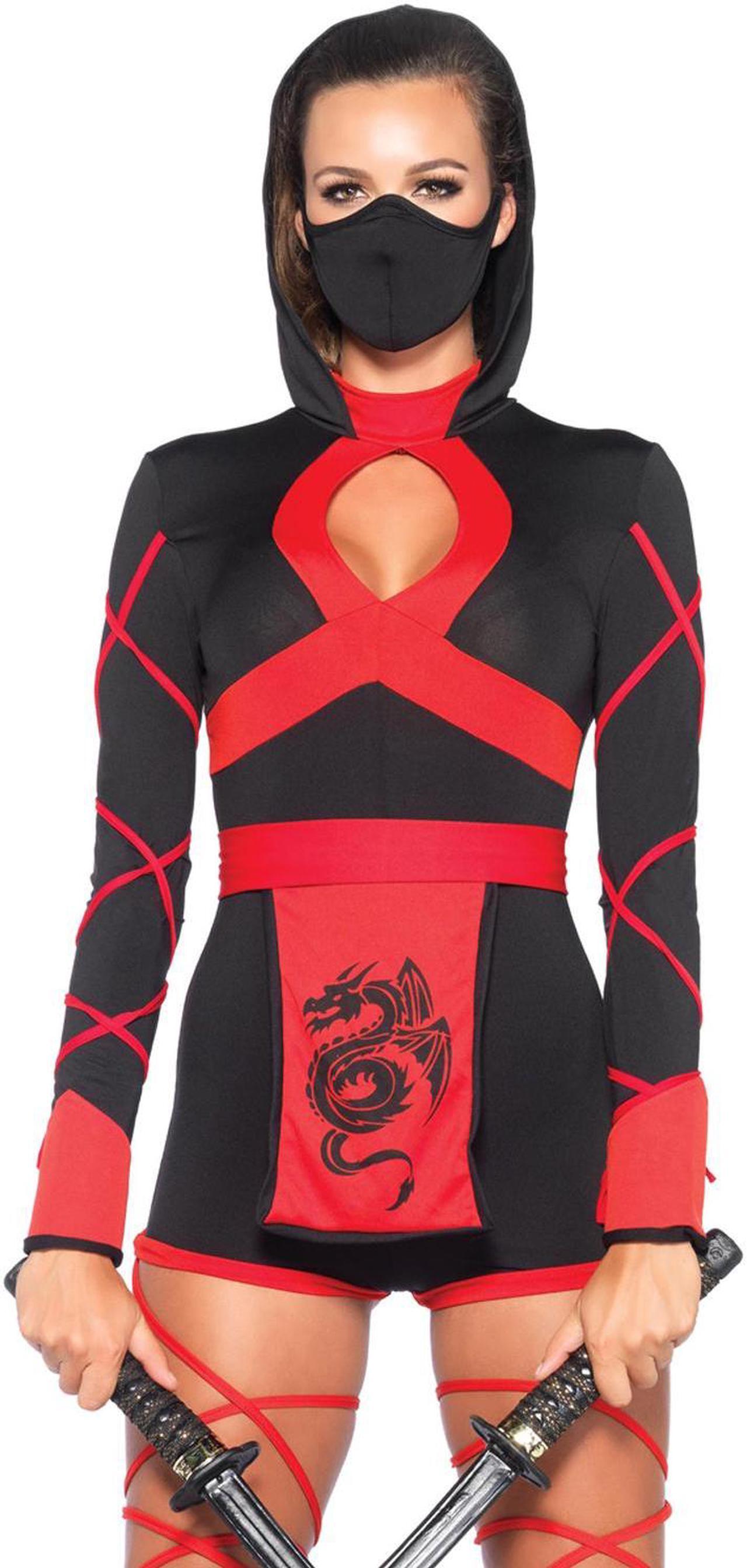Main image of 3PC.Dragon Ninja hooded romper