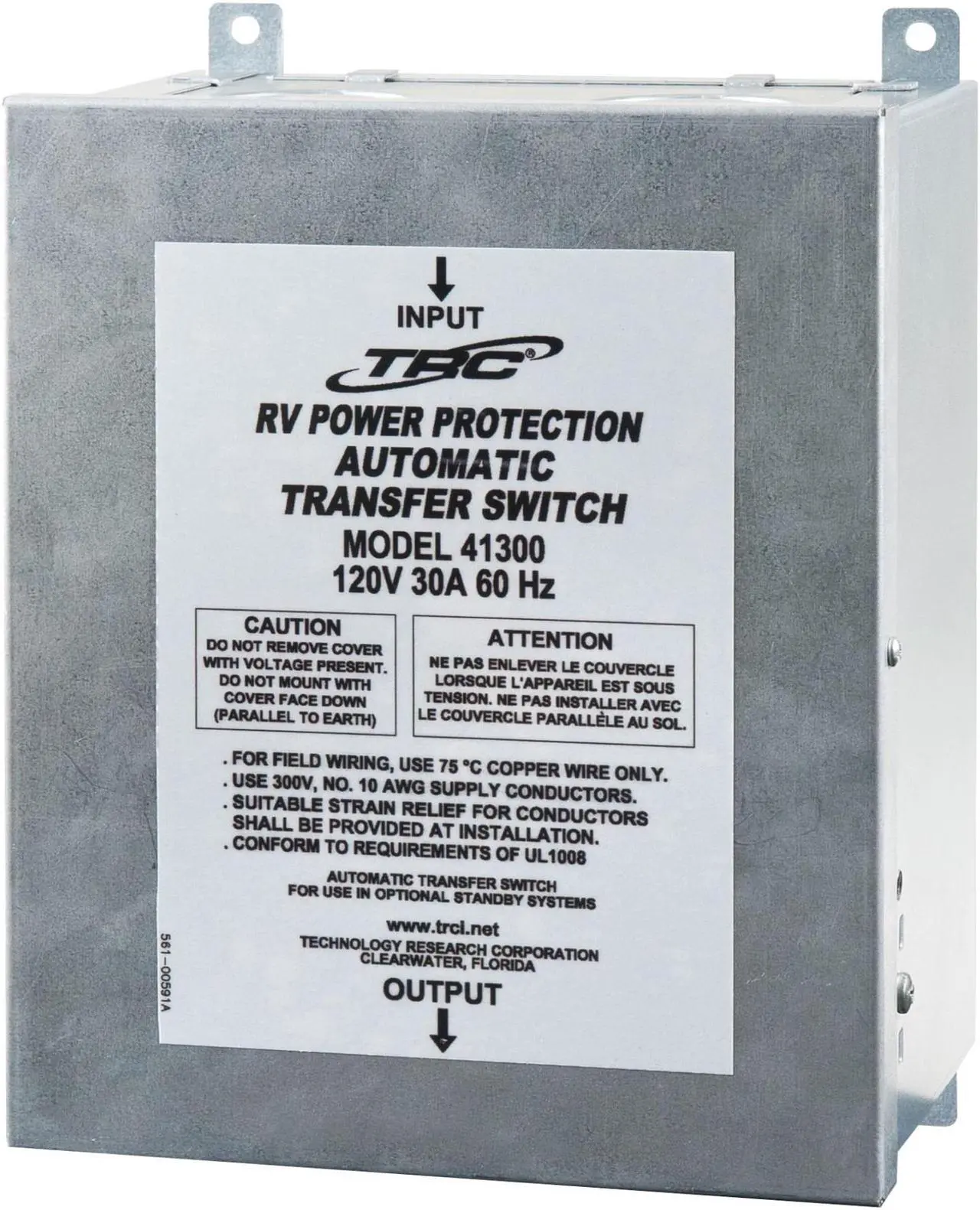 Main image of Southwire 41300 Hardwire Automatic Transfer Switch - 30 Amp, 120V, 60 Hz