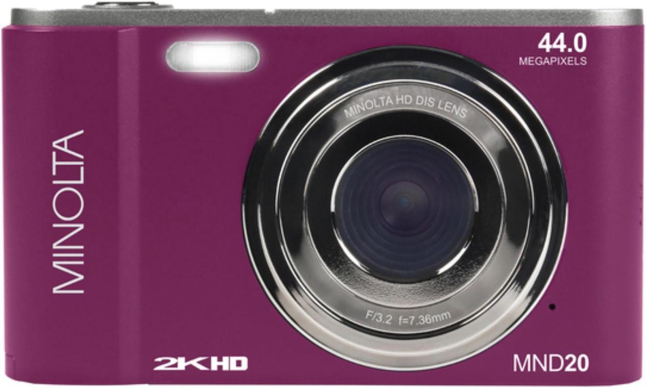 Main image of Minolta MND20-M MINOLTA MND30 44 MP / 2.7K Ultra HD Digital Camera (Magenta)