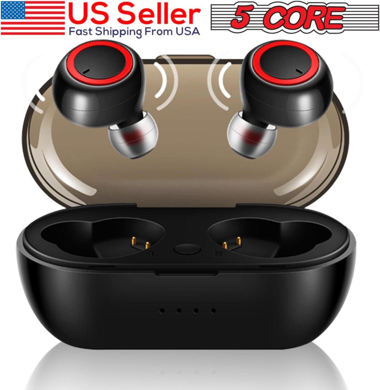 Alt view image 16 of 17 - 5 Core Wireless Ear Buds  Mini Bluetooth Noise Cancelling Earbud Headphones 32 Hours Playtime IPX8