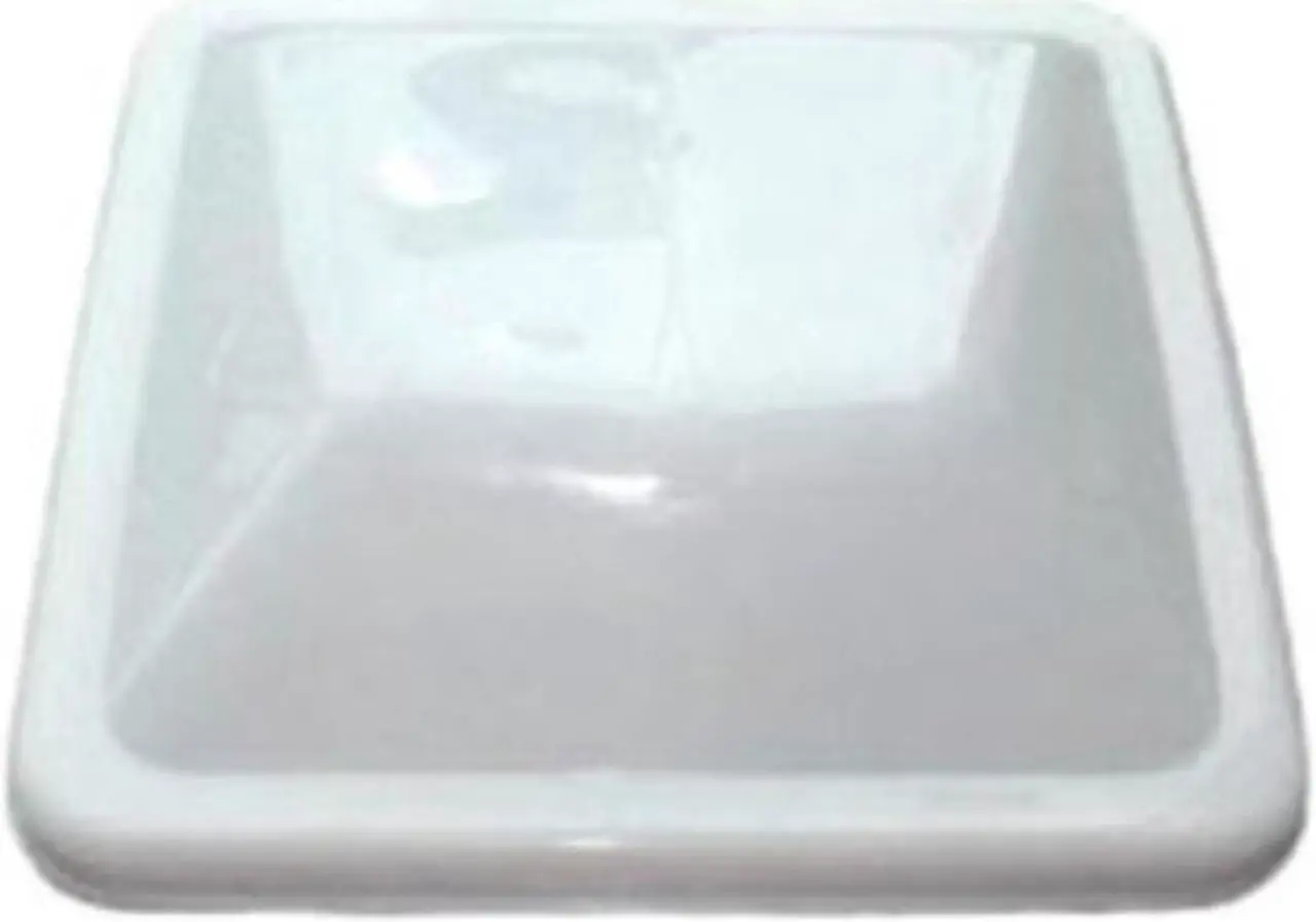 Main image of Ventline BVE0108-00 Replacement 14" x 14" Vent Cover for Ventadome E-Z Lift RV Roof Vents - White