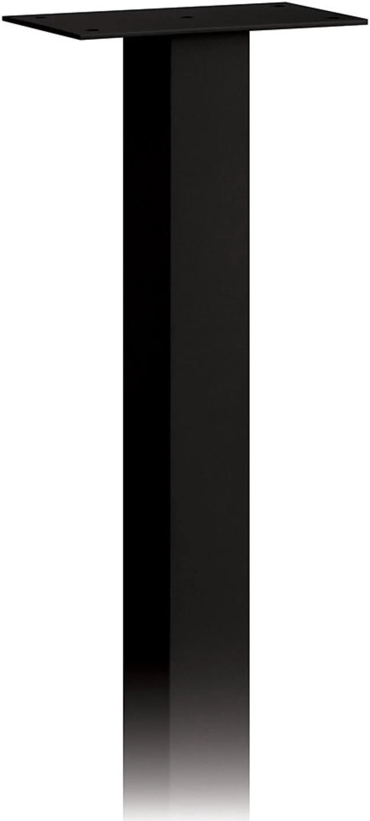 Alt view image 7 of 7 - SALSBURY INDUSTRIES 4895BLK Post, Black, Powder Coated, In Ground, -