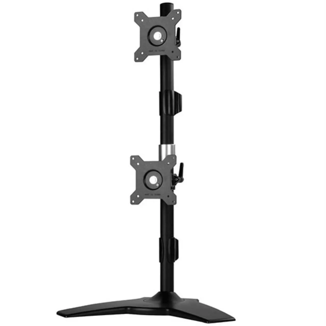 Alt view image 2 of 9 - Vertical dual LCD monitor desk stand, support up to 24" LCD monitor