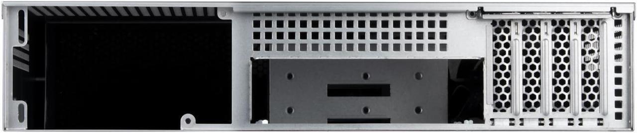 Alt view image 4 of 7 - Silverstone RM23-502-MINI 2U dual 5.25" drive bay Micro-ATX rackmount industrial server chassis with USB 3.1 Gen1 interface