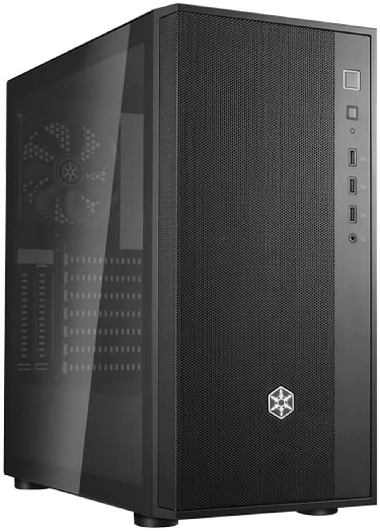 Main image of Silverstone FARA R1 V2 Stylish and distinct tempered glass mid tower ATX chassis