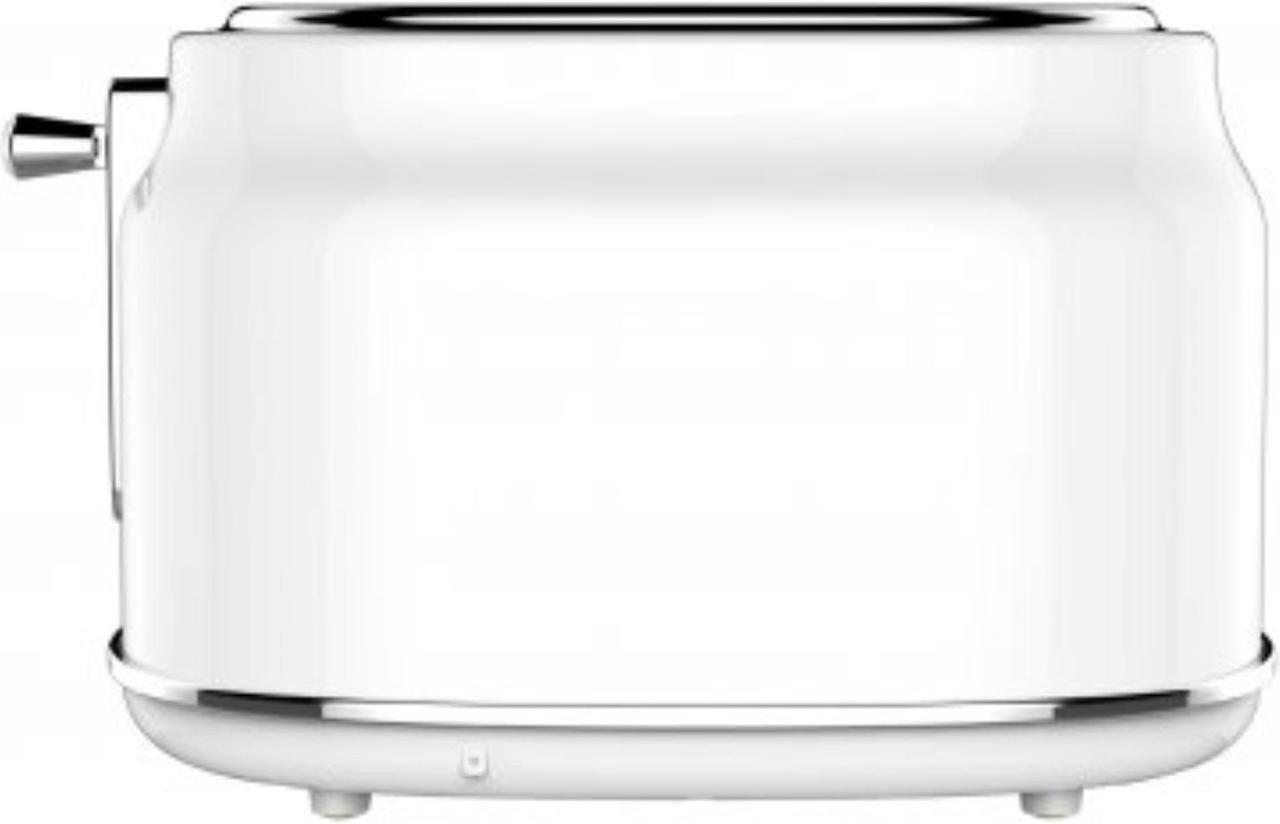 Frigidaire ETO102-WHITE 2-Slice 900-Watt Retro Stainless Steel Toaster (White)