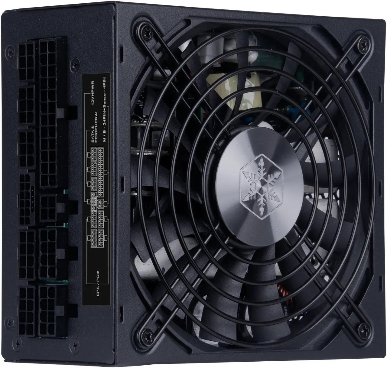 Alt view image 5 of 6 - Silverstone Cybenetics Platinum 1000W SFX12V 4.0 & PCIe 5.0 Fully Modular SFX-L Power Supply