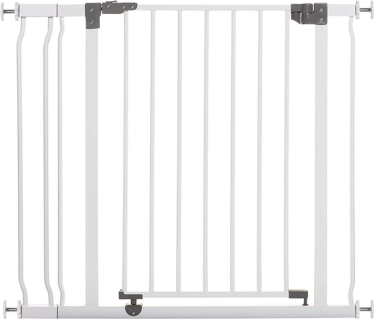 Main image of Dreambaby Liberty Walk Thru Baby Safety Gate Set - with 3.5inch Extension Panel - Fits 29.5-36.5inch Openings - Pressure Mounted Security Gates - Model L776 - White